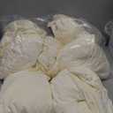 Obstal 6 Pack Stretch Spandex Table Covers for 6 Foot Tables - 6 FT Universal Rectangular Fitted Tablecloth Protector for Wedding, Banquet, Party (Cream, 72 Length x 30 Width x 30 Height Inches)