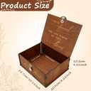 OurWarm Wedding Keepsake Box with Lock, Large Wooden Memory Box for Keepsakes, Wood Decorative Photo Storage Boxes with Lids, Mr and Mrs Personalized Anniversary Engagement Gifts for Couples