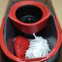 O-Cedar EasyWring Microfiber Spin Mop, Bucket Floor Cleaning System, Red, Gray, Standard