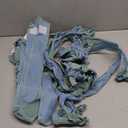 Daifunli 9 Pcs Haze Blue Velvet Christmas Cabinet Ribbons Bows for Kitchen 78.7 Inch Large Christmas Door Ribbon Cabinet Bows for Gifts Xmas Tree Home Wall Furniture Party Decorations