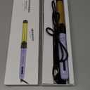 Rotating Curling Iron, ZAVAREA 1 1/ 4 Inch Automatic Curling Iron Self Curling Wand with Extra Long Barrel for Medium and Long Hair, Dual Voltage Auto Rotating Hair Curler for Curls and Waves