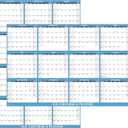 2026 Dry Erase Calendar for Wall - 2026 Calendar Dry Erase, 48" x 32", Jan.2026 - Dec.2026, Yearly Wall Calendar, 2026 Wall Calendar Dry Erase, Large XL Wet & Dry Erase Laminated