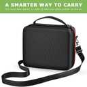 ALKOO Case Compatible with Canon SELPHY CP1500/CP1300/ CP1200 Wireless Compact Photo Printer and Color Ink and Paper Set/Battery- Organizer Storage Bag Only (Black)