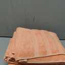 American Soft Linen Luxury Hand Towels for Bathroom, 600 GSM 100% Cotton Turkish 4 Piece Hand Towel Set, 600 GSM Hand Face Towels for Kitchen, Peach Hand Towels
