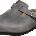 Birkenstock Women's Boston Suede Clogs (14-14.5 Women/12-12.5 Men, Iron)