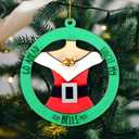 Funny Christmas Wooden Ornaments Jingle My Bells Female Humour Xmas Tree Holiday Party Decorations, Naughty Dirty Gag Funny elk Gift Ideas for Adults Merry Christmas Home Decor