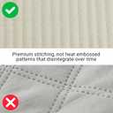 WRENSONGE Queen Quilt-3 Pieces Neutral Lightweight Bedspreads Light Oatmeal Queen Size Quilt Bedding Set for All Seasons, Soft Summer Coverlet with 2 Pillow Shams Suitable for Bed & Couch
