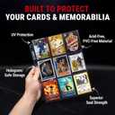 Ultra Pro 9 Pocket Pages Platinum Series - 100 Pages of Card Sleeves for Trading Card Binder and More