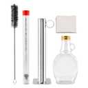 Maple Syrup Hydrometer Test Cup Kit, Maple Sap Hydrometer with Stainless Steel Maples Syrup Equipment, Design for Maples Syrups Supplies, Easy to Read and Accurate