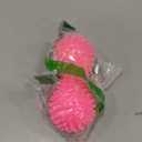 Spiky Massage Ball Peanut Massager Ball Fitness Exercise Mobility Peanut Ball Pain Muscle Stress Foot Myofascial Relief for Plantar Fasciitis Heel Foot Arch Pain (Pink)