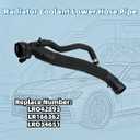 LR042893 Engine Radiator Coolant Lower Hose Pipe - Compatible with 2013-2022 Land Rover Range Rover Sport Discovery 3.0L 5.0L, Replaces LR166362 LR034651