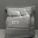 ZAKAPAWS Dog Cooling Mat for Large Dogs - 35x23 Orthopedic Memory Foam Pet Pad for Summer, QMAX>0.5, Washable Premium Comfort Crate Pad for Your Furry Companion, Grey