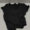 MANGOPOP Sweetheart V Neck Bodysuits for Women Long Short Sleeve Body Suits Tops Shirt (Medium)