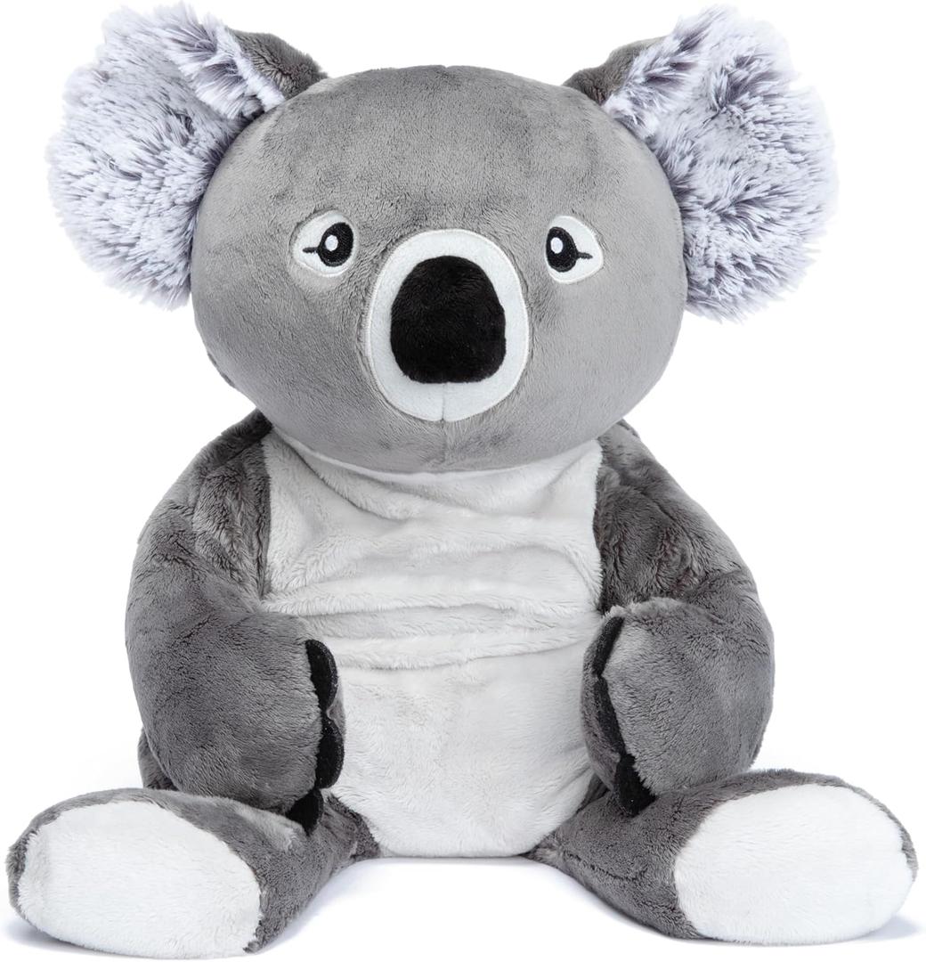 HUGIMALS Quinn The Koala 20 Inch 4.5 lb Heavy Cute Sensory Weighted Comfort Plush | Large Unscented Washable Self Care Calming Stuffed Animal for Kids, Teens and Adults