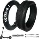 50/75-6.1 scooter tire Replacement, 8.5 Inch Tire and Tube Set,8 1/2×2 Tire and Inner Tubes, for Gotrax Gxl V2/Xiaomi M365/Pro/1S Electric Scooter [Non-Slip] [Shockproof]