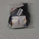 ColorGround Short Black Purple Cosplay Wig with 2 Buns for Halloween Party Costume, Small Size