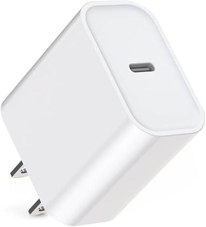 20W USB C Charger Block for Apple iPhone 17 16 15,USB C Charger Fast Charging Type-C Power Adapter Wall Plug for iPhone 17/16/15/14/13/12/11 Pro Max Series/Apple iWatch/AirPods