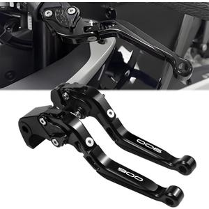 For KAWASAKI Z900SE Z 900 SE 2022 2023 2024 Motorcycle Clutch Lever Adjustable Handlebars Brake and Clutch Levers Set (Black (Z900 SE))