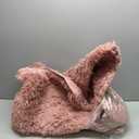 Litanika 4x6 Shag Area Rug for Living Room Bedroom, Pea Pink High Pile Ultra Soft Plush Shaggy Furry Bedside Playroom Dorm Carpet, Non-Slip, Non-Shedding Modern Indoor Floor Rug (Solid Bean Pink)