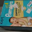 Pampers Swaddlers Diapers, Size 3 (13-26 lbs), 136 Count, Absorbent, Keeps Baby Dry and Comfortable, Skin Safe Disposable Baby Diaper