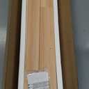 IOTXY Open Shelf Low Bookcase - Wooden 3-Tier Floor Standing Display Cabinet Organizer with Base, 7 Cubes Short Horizontal Bookshelf in Pear Yellow