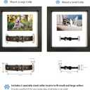 Dog Memorial Picture Frame with 5 Display Options- Dog Collar Memorial Frame Gift - Cat or Dog Pet Loss Gift for a Grieving Friend - Pet Remembrance Gift and Sympathy Photo Keepsake | 9 x 9 x 1.8 inch