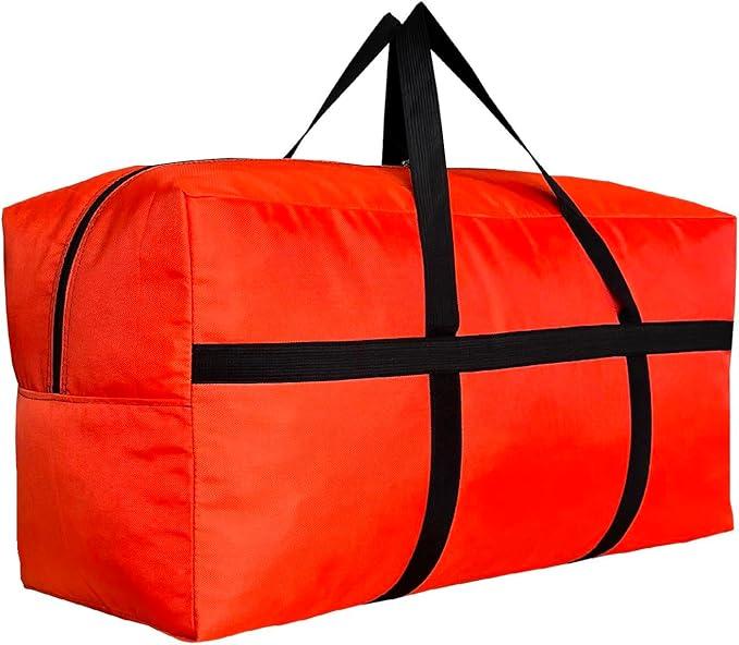 Veemoon Oxford Cloth Bag Handles Large Storage Boxes for Luggage Comforter Bag Xl Blanket Storage Bag