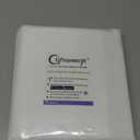 Chyhomenyc White Curtains 72 Inch Length 2 Panels Set, Faux Linen Textured Light Filtering Soft Airy Privacy Farmhouse Curtain Drapes for Living Room Bedroom, 40 Wx72 L Inches