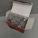 Mandiq 4 Pack Fairy Lights Battery Operated, String Lights 10ft 30 LEDs, Flashing and Constant Light Mode, Silver Wire Mini Lights for Festival, Christmas Decoration, Multicolor