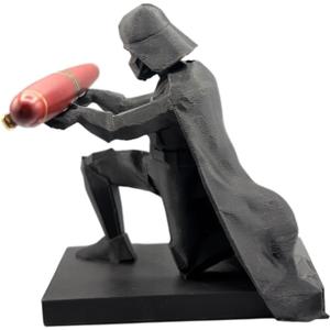 Darth Vadar Pen Holder Desk Office Decor Cool Nerdy Fun Accessories Funny Gadget Great Gift Idea for Father's Day Christmas Stocking Stuffer Birthday or Teacher Appreciation