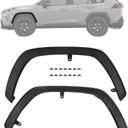 COOL STAR Front Fender Flares Compatible with Toyota Rav4 2019-2024 7560242160 756020R090 7560142160 756010R090 Left and Right 2 Pcs