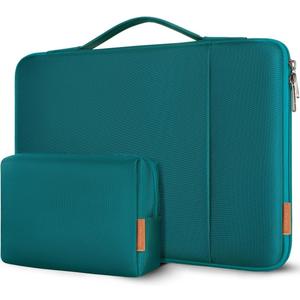 DOMISO 16 inch Laptop Sleeve Case Water Resistant Shockproof Protective Computer Bag for 16" Dell/HP Pavilion Envy/ThinkPad IdeaPad/ASUS Vivobook,Turquoise