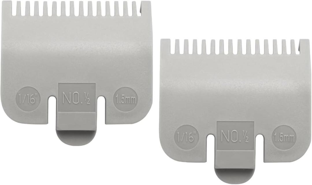 Replacement for Wahl Professional Color Coded Clipper Guide Comb Attachment #1/2, 1/16", 1.5mm(2 pack)