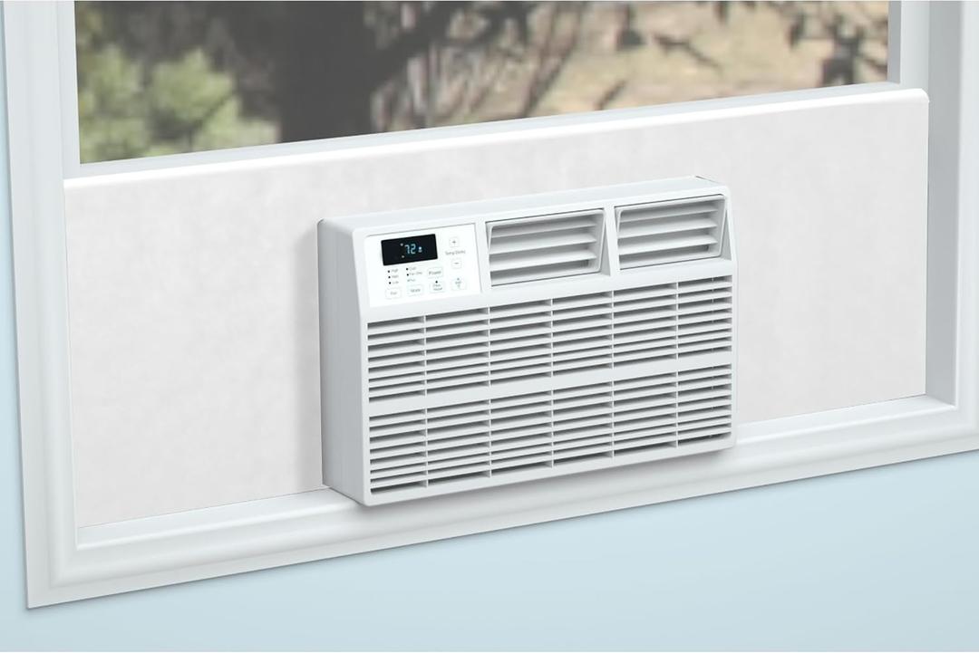 Air Jade Window Air Conditioner Side Panels, Extra Wide 4Ft Surround Insulation Side Foam Panels for Indoor Window AC Unit, AC Window Seal Kit for Summer and Winter, White