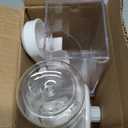 No Mess Bird Feeder Water Dispenser Set, Parakeet Cage Accessories, Bird Feeder and Waterers in Cage for Cockatiels, Finches, Lovebirds, Budgies, Canaries