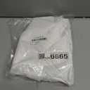 1 Pack Fabric Snap-in Shower Curtain Liner Replacement, Compatible with No Hook Shower Curtain with Snap in Liner, Removable & Water-Repellent, Machine Washable,70x54,White