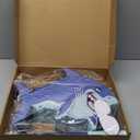 Capoda Shark Piata Large Shark Shaped Piata with Blindfold and Stick for Birthday Party Baby Shower Summer Ocean Under the Sea Theme Party Supplies Decor