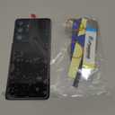 LEAFE for Samsung Galaxy S21 Ultra Back Glass Replacement, OEM Back Cover Replacement for Samsung Galaxy S21 Ultra 6.8 inchs with Repari Tools and Pre-Installed Adhesive (Phantom Black)