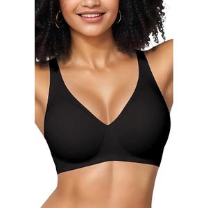 Gailife Deep V Bras for Women No Underwire Wireless Push Up Bra Seamless Plunge Bralette Comfort Supportive Bra Full Coverage XXL