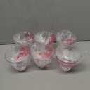 Amazing Abby - Olivia - 10-Ounce Plastic Stemless Martini Glasses (Set of 6), Reusable Cocktail Glasses, BPA-Free, Shatter-Proof, Dishwasher-Safe, Perfect for Poolside, Outdoors, Camping, and More