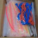 180 Pcs 4th of July Light Up Party Favors, 12 Red White Blue Star Glasses 6 Headbands 12 Bracelets 150 Patriotic Glow Sticks Bulk with Connectors Glow in the Dark Party Supplies Memorial Day Decor