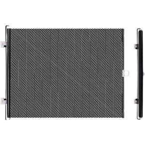Retractable Pet Gates, Retractable Door Barrier for Pets, with Two Hooks and Three Locate, Dog Proof Gate for Kitchen, Porch, Indoor Outdoor Use (14.5 x 49.2 inch)