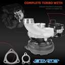 A-Premium Complete Turbo Turbocharger Kit with Gasket Compatible with Dodge Sprinter 2500/3500 2007-2009 & Mercedes-Benz Sprinter 2500/3500 2010-2011 & Freightliner Sprinter 2500/3500 2007-2011, 3.0L