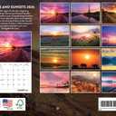 Sunrise and Sunset Calendar 2026 Monthly Wall Calender 12 Month | American Made In The USA