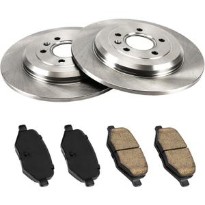 KAC 330mm Front Brake Kit, OE Brake Rotors and Ceramic Brake Pads Fit for 2011-2014 2018 Ford Explorer, 2011-2014 Ford Edge, 2009-2019 Ford Flex, 2013-2019 Taurus 3.5L,2010-2012 Taurus,OEM#54165 D1377