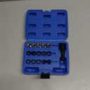 M14X1.25 Spark Plug Thread Repair Tool, Carbon Steel Rethread Kit, Portable Tap Plug Repair Set, High Durability