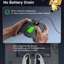 TRANSNOVO Charging Grip Compatible with Nintendo Switch 2 Joy-Con (2025), Ergonomic Controller Charger Grip Handle with 1400 mAh Built-in Battery, Magnet Lock, LED Indicator, Play & Charge While Gaming