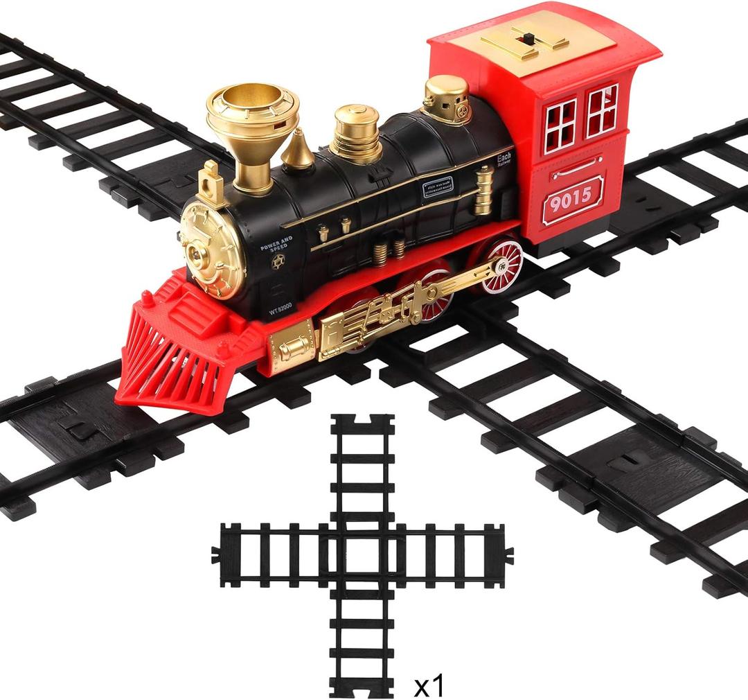 Hot Bee Train Tracks Accessories Width 6cm (2.36in) Railroad Building Toy Railway Rail for 9015 Trains Set