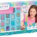 Make It Real Swift Clicks Deluxe Bracelet Studio - Create Colorful Friendship Bracelets with Swift Clicks Deluxe Design Tool - Includes Beads and Charms