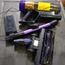 Cordless Vacuum Cleaner, 650W 48KPa Vacuum Cleaners for Home, Self-Standing Stick Vacuums with LED Display, Anti-Tangle, Lightweight, Stick Vacuum Rechargeable for Pet Hair Carpet Floor (Purple)